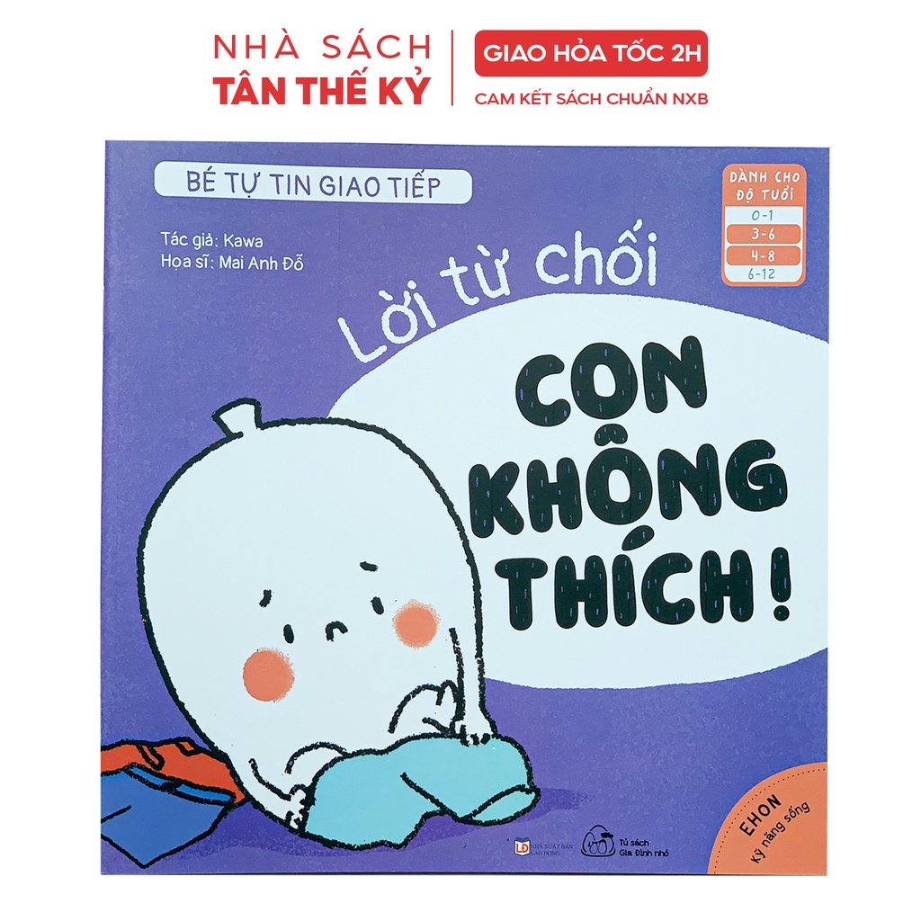 Sách - Ehon Nhật Bản kỹ năng sống Bé tự tin giao tiếp cho trẻ từ 3-8 tuổi (6 cuốn lẻ)