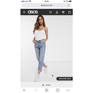 [virusplusize] áo thun asos cổ V  thun lụa bigsize