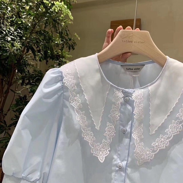 Cổ thêu hàn quốc!