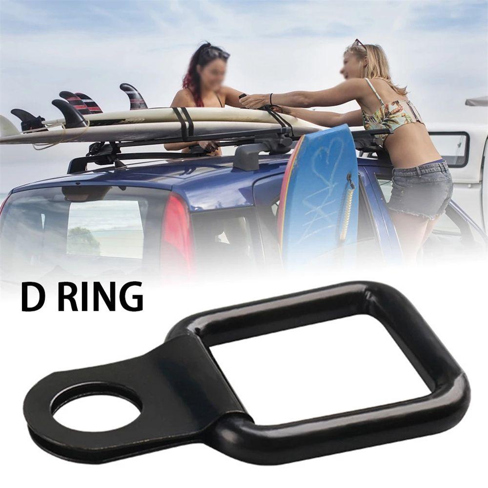 Bộ 8 Kẹp Chữ D Màu Đen Cố Định Dây Buộc Hàng Hóa Chống Rỉ Sét Cho Xe Hơi