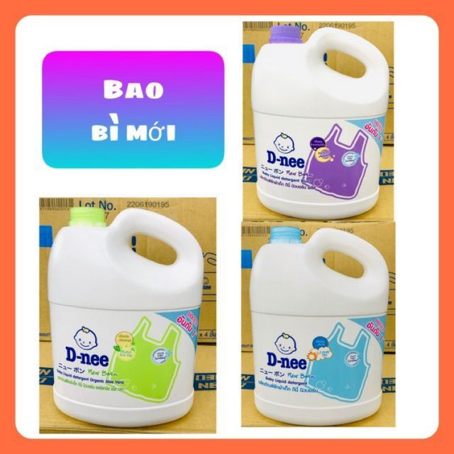 NƯỚC GIẶT XẢ D-nee _ chuẩn Thái 3000ml