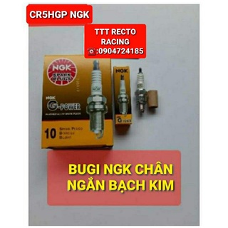 BUGI CHÂN NGẮN BẠCH KIM CR5HGP DREAM/WAVE NHỎ