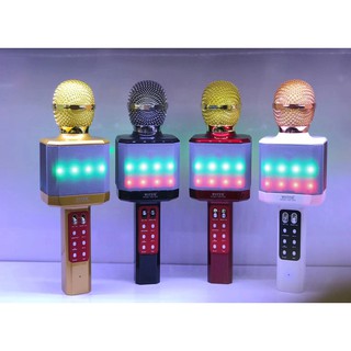 Micro Karaoke WS-1828 Kèm Loa Hát + Đèn Led