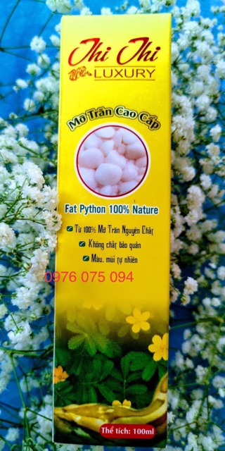 Mỡ Trăn cao cấp Thi Thi Luxury Nguyên Chất Chính Hãng