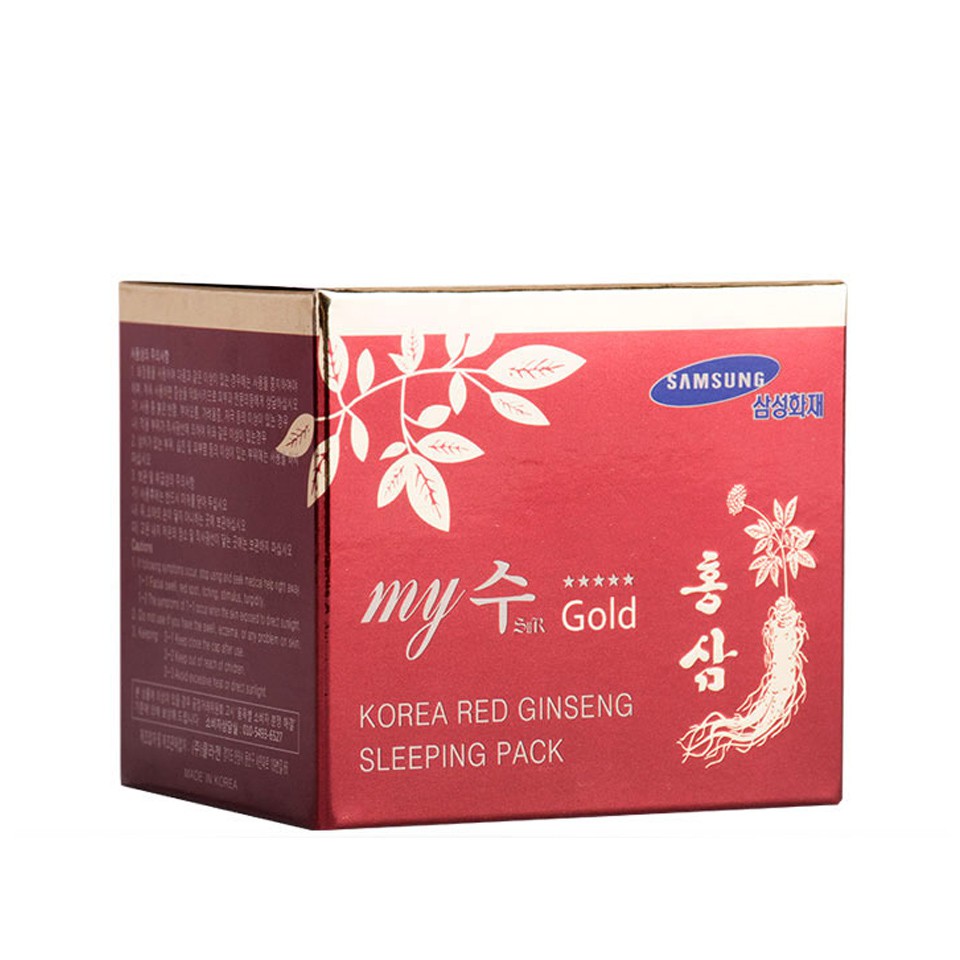 Kem sâm My Gold Red Ginseng Sleeping Pack ban đêm Hàn Quốc 50ml