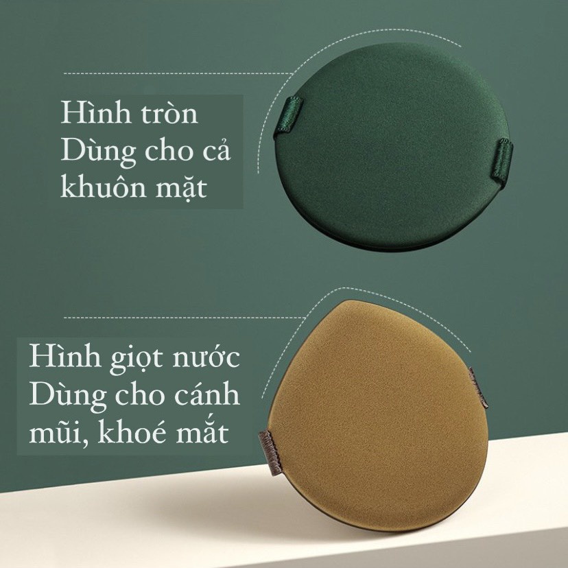 Bông Phấn Trang Điểm Tán Kem Nền, Phấn Phủ, Bông Phấn Mềm Mại, Thích Hợp Cho Người Mới Học Makeup, Dễ Dàng Vệ Sinh