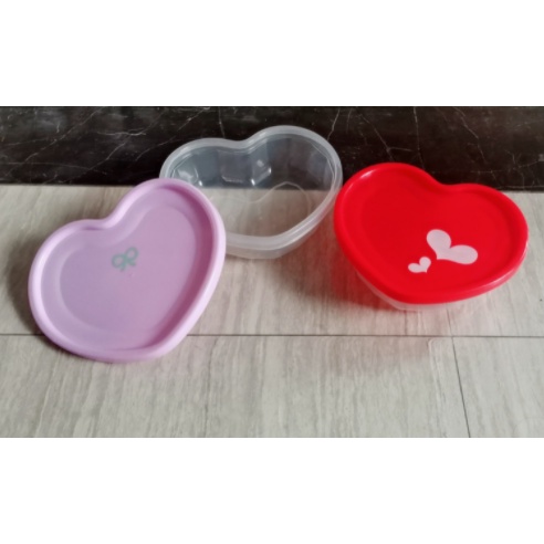 Hộp cơm trái tim HC9 Lunch Box hộp thức ăn đồ ăn vặt hoa quả khô cute dễ thương pastel