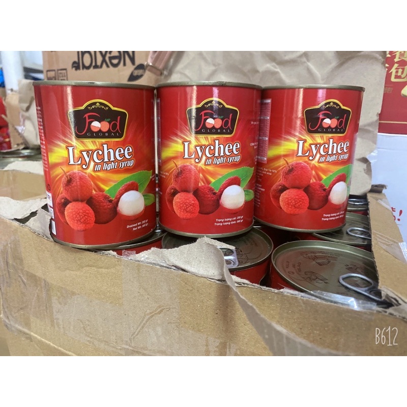 Vải Thiều Ngâm Nước Đường Lychee 565g