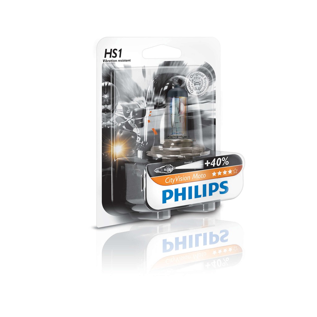 Đèn xe máy Philips City Vision Chân HS1 12636CTVBW - 12V/35W