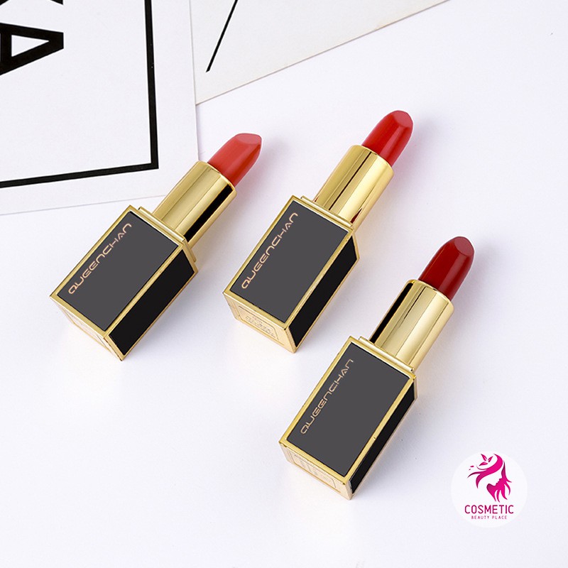 Son Thỏi QUEENCHAN Dưỡng Ẩm Lâu Trôi Vỏ 2 Màu Sang Chảnh P20 | BigBuy360 - bigbuy360.vn