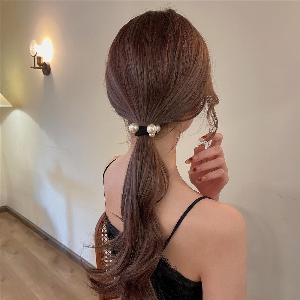 Dây Buộc Tóc Đính Ngọc Trai Thời Trang Hàn Quốc