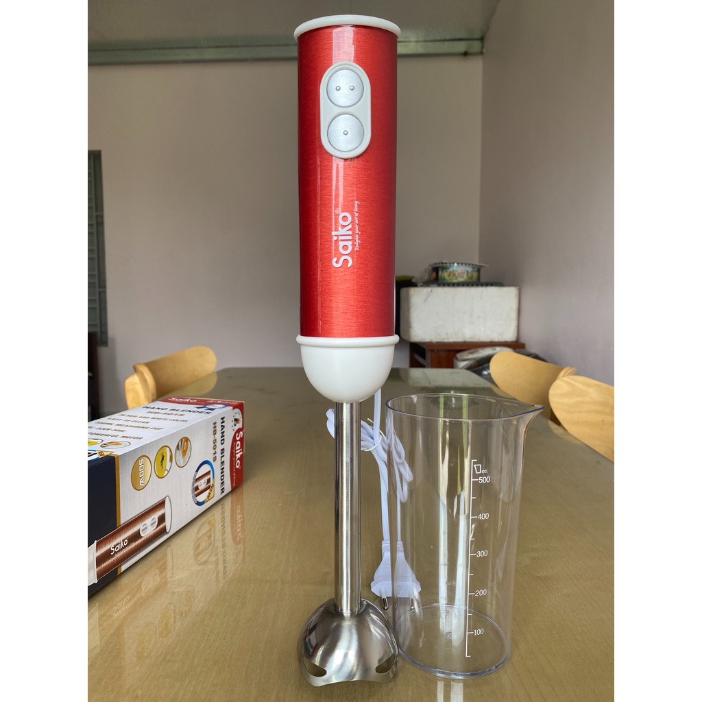 Máy say sinh tố cầm tay HB-501S, máy đánh cháo  cầm tay  - SAIKO HAND BLENDER, CHÍNH HÃNG , BẢO HÀNG 12 THÁNG