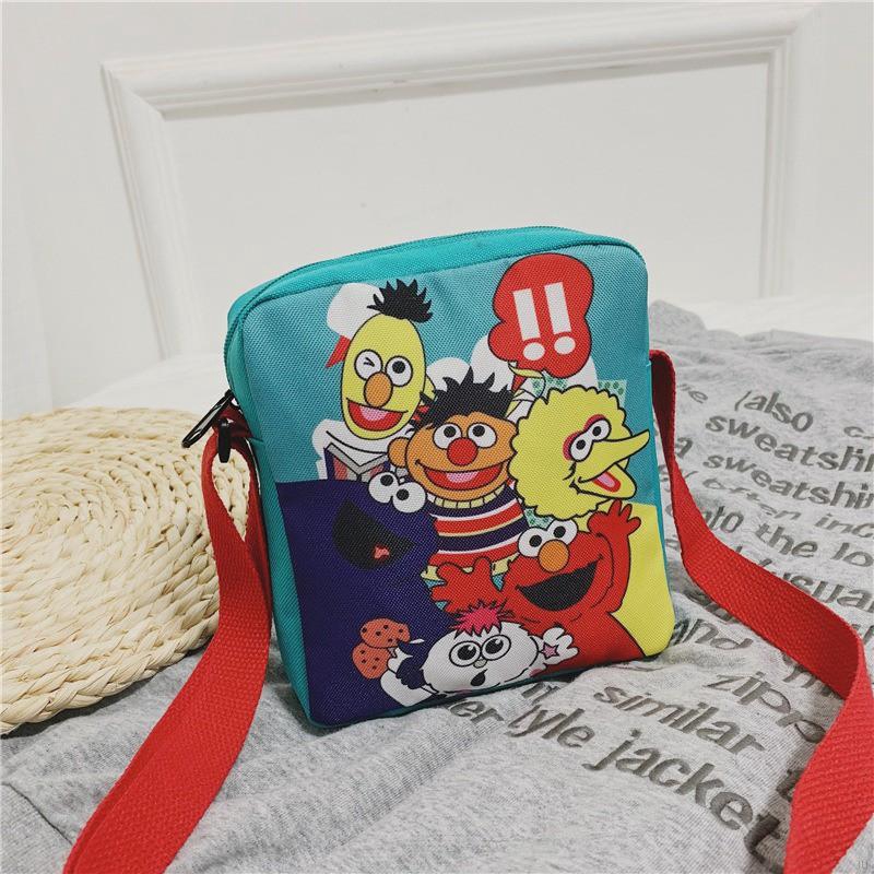 Túi vải Harajuku Sesame Street thời trang