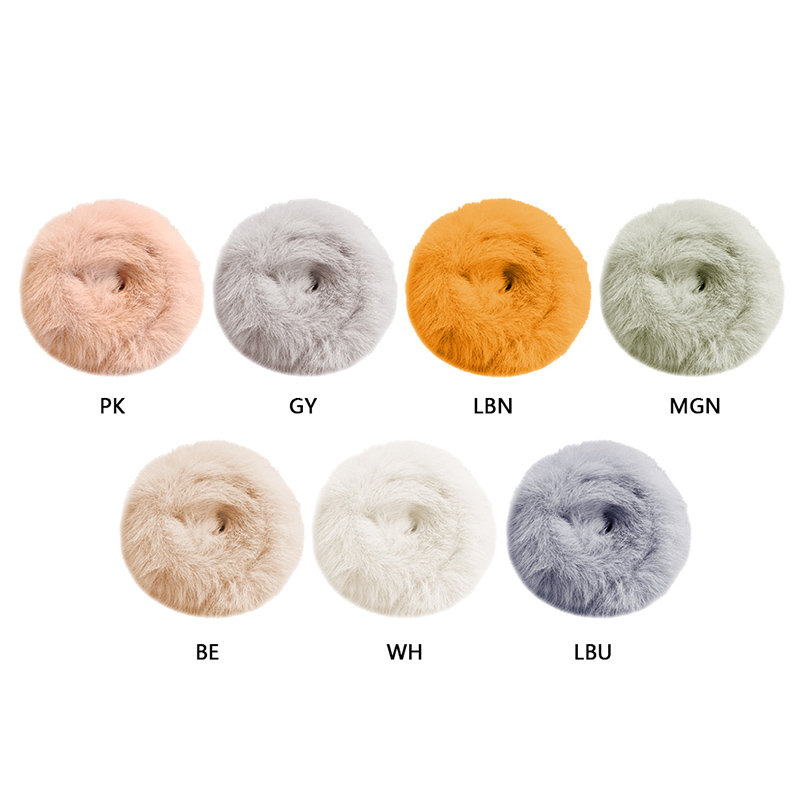 Dây Buộc Tóc Co Dãn Trang Trí Thỏ Bông Xinh Xắn Cho Nữ