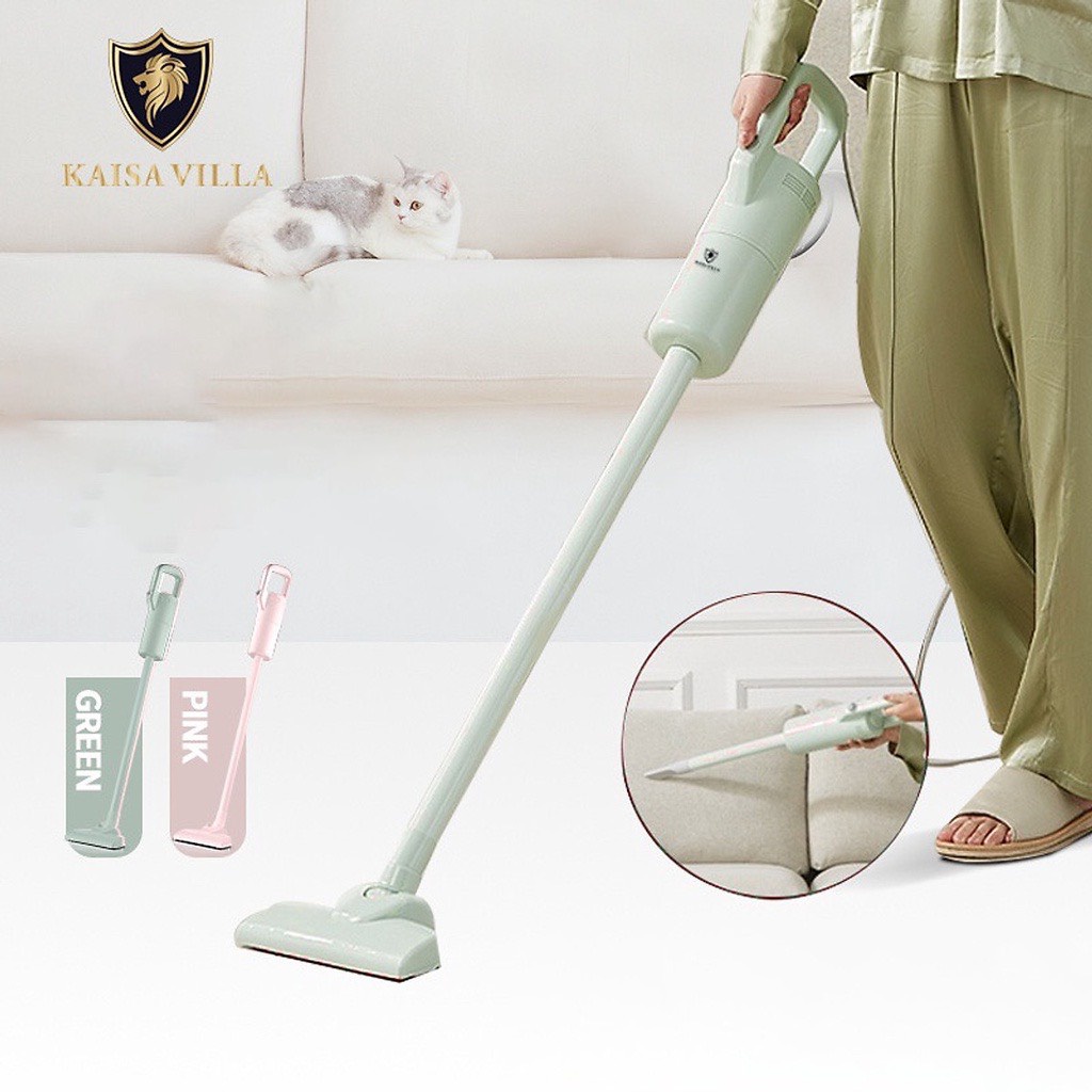 Máy Hút Bụi Cầm Tay Kaisa Villa JD 8019 (Xanh/Hồng) - Thông Minh Gia Đình Nhỏ Gọn, Tiện Lợi - Bảo hành 12 tháng