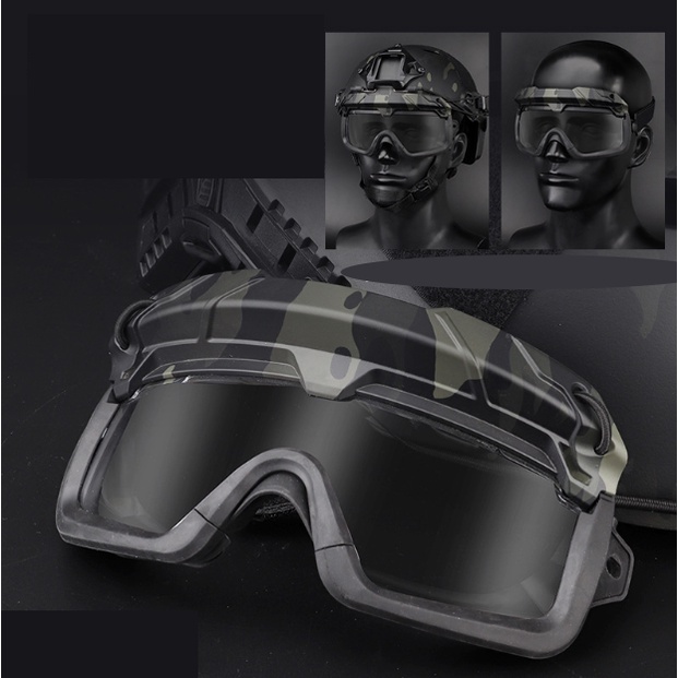 Kính bảo vệ gắng nón bảo hiểm