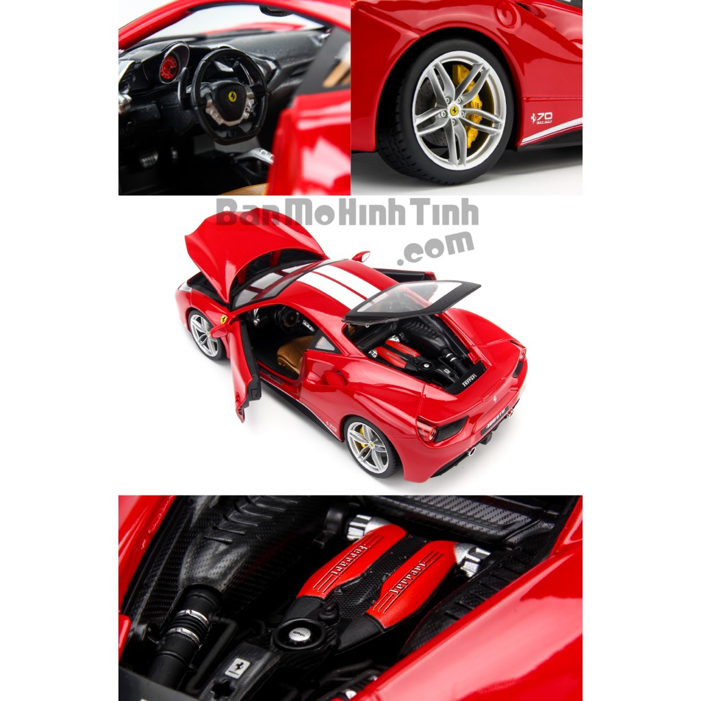 Mô hình xe Ferrari 488, Laferrari, California T 1:18 - Bburago