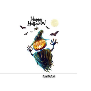 Decal trang trí Halloween - Người rơm quỷ