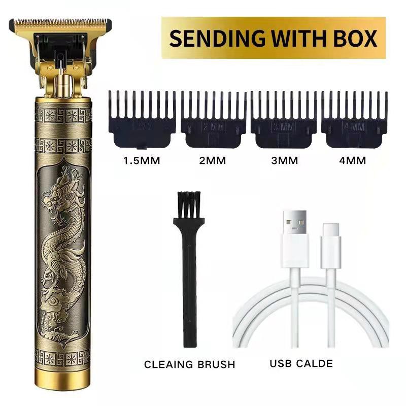 Tông đơ Cắt Tóc T9 Dành Cho Nam Tông đơ Cắt Tóc Râu Chuyên Nghiệp Tông Đơ Sạc USB Cầm Tay