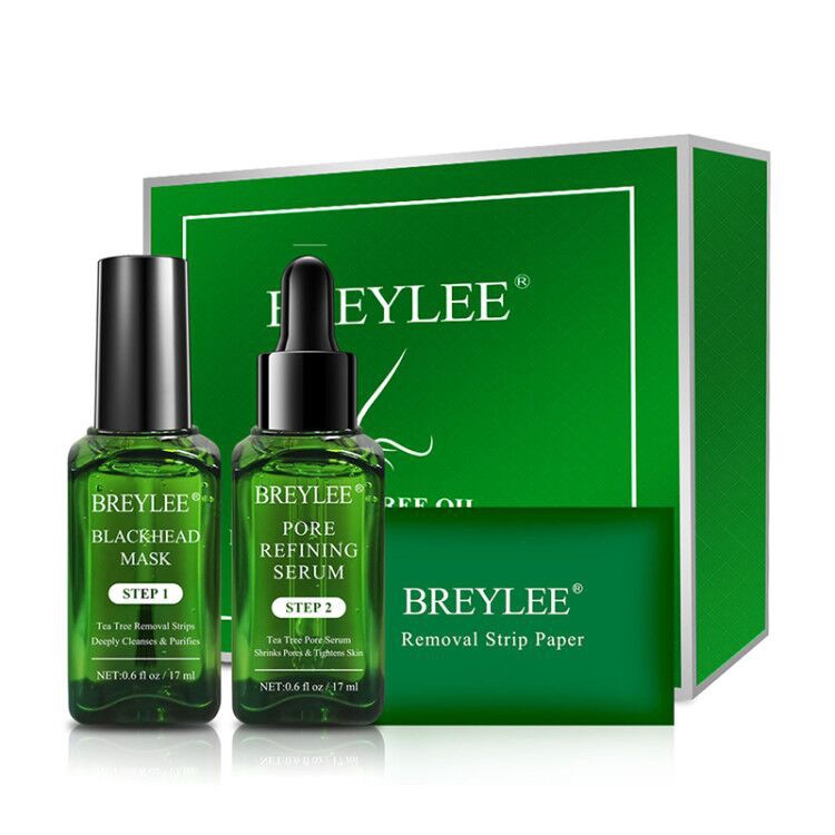 Bộ Sản Phẩm Loại Bỏ Mụn Đầu Đen Breylee 17Ml + 17Ml