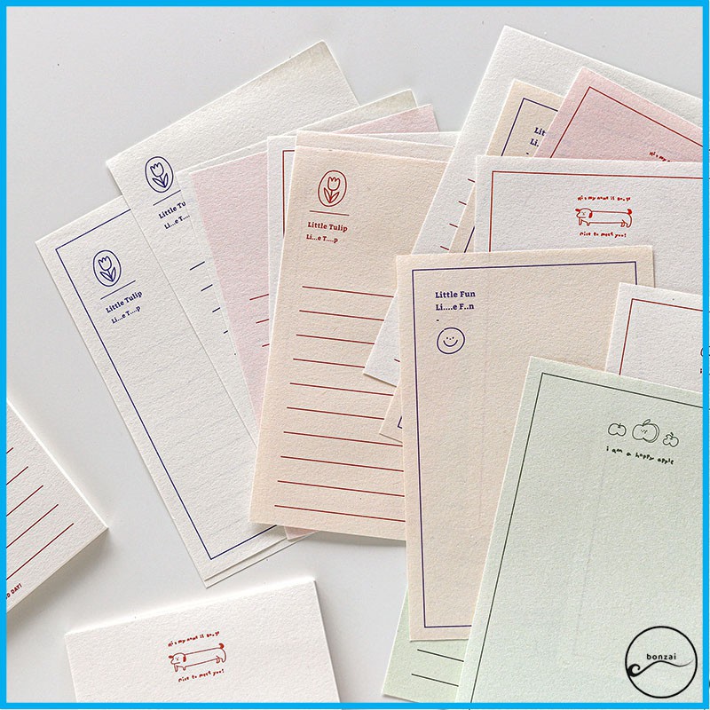 Giấy note - Set 30 tờ Memo Pad, Word Pad đơn giản