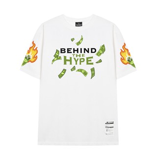 ÁO THUN [ URBAN MONKEY ] BEHIND THE HYPE - TRẮNG