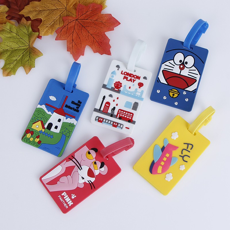 Thẻ name tag gắn vali hành lý hình chữ nhật phong cách hiện đại TAG03