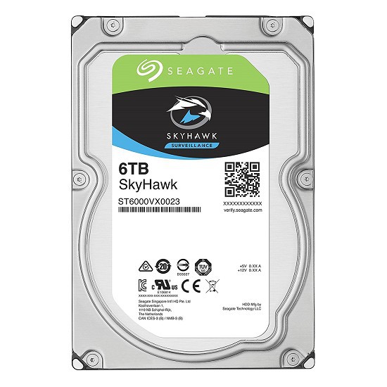 Ổ Cứng HDD Seagate SkyHawk 6TB/128MB/3.5 - ST6000VX0023