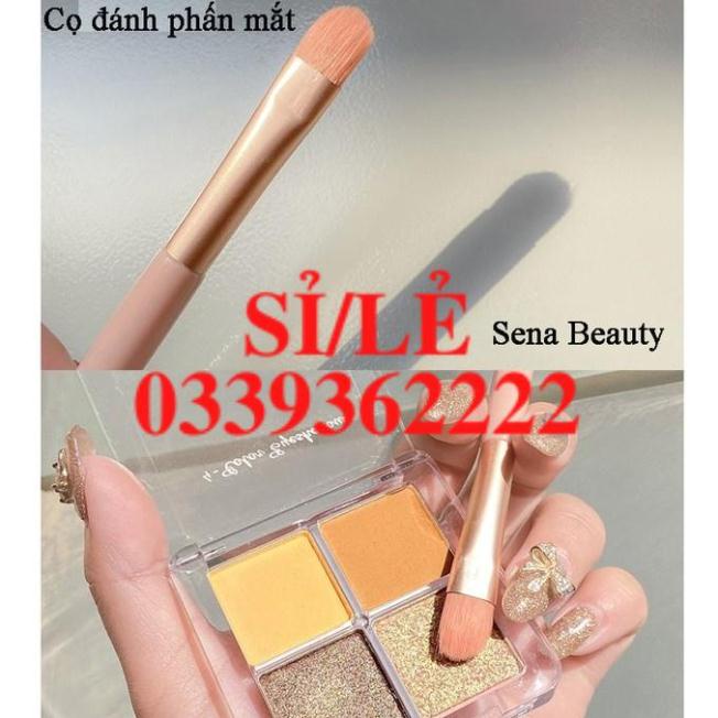 [ CHÍNH HÃNG ] Bộ cọ trang điểm make up cá nhân 8 cây tặng kèm túi zip Vintage Sena Beauty  HAIANHSHOP