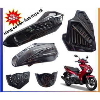 Ốp trang trí air blade 2020 2021 2022 cacbon 5 món chính hãng