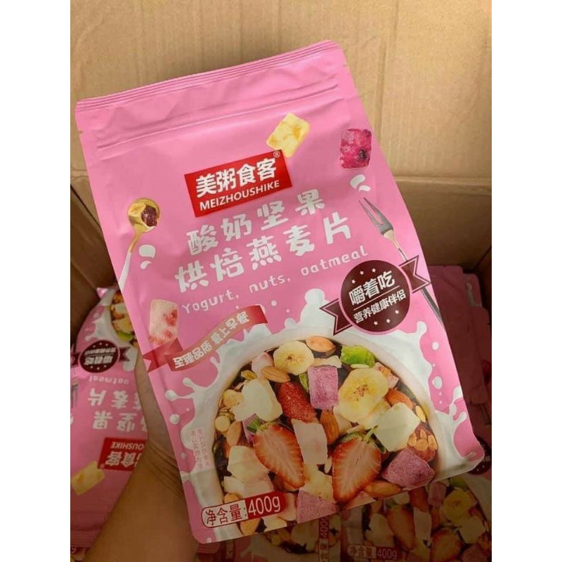 Ngũ cốc trái cây sấy lạnh 400g