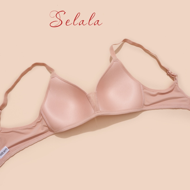 Áo Lót Nữ Selala Chất Su Cao Cấp Đệm Mỏng 1cm Thiết Kế Không Gọng Dáng Ôm AM22