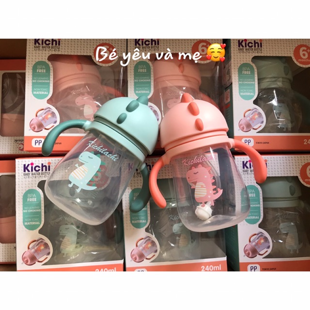 Bình uống nước kichi 240ml