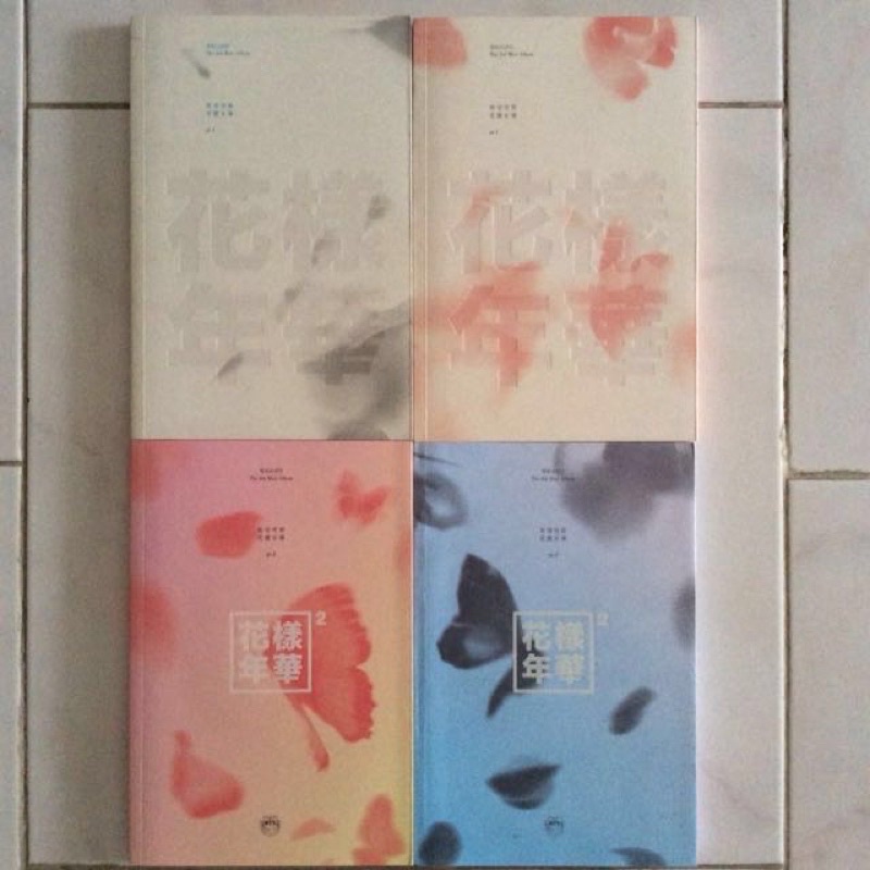 Hoa dạng niên hoa BTS HYYH PT1, PT2