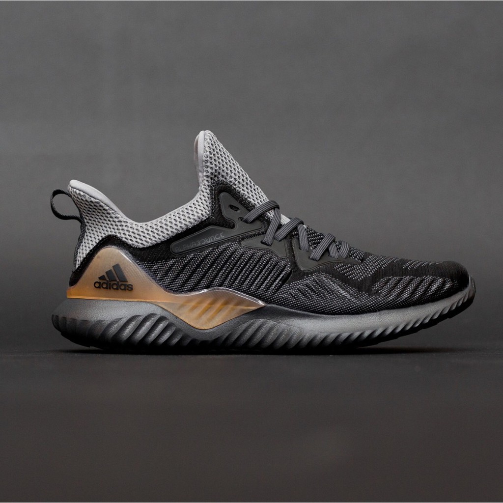 Giày Adidas Alphabounce Xám Cam (fullbox + freeship)