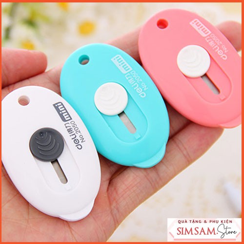 Dao Rọc Giấy Mini - Dao Cắt Giấy Deli