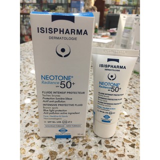 Kem hỗ trợ giảm nám, chống nắng Isis Pharma Neotone Radiance SPF 50+ 30ml