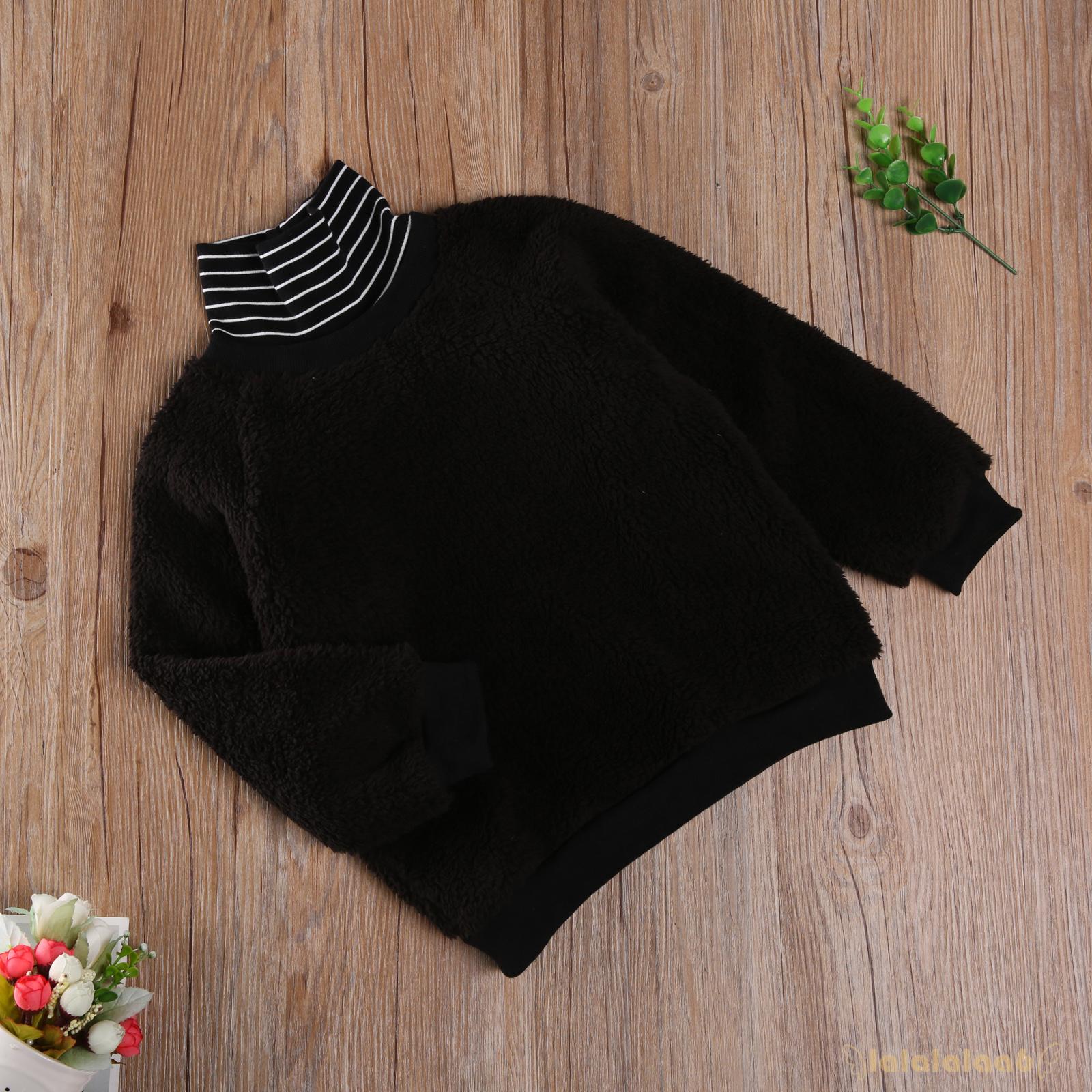 Áo Sweater Cổ Lọ Kẻ Sọc Thời Trang Cho Bé Laa6