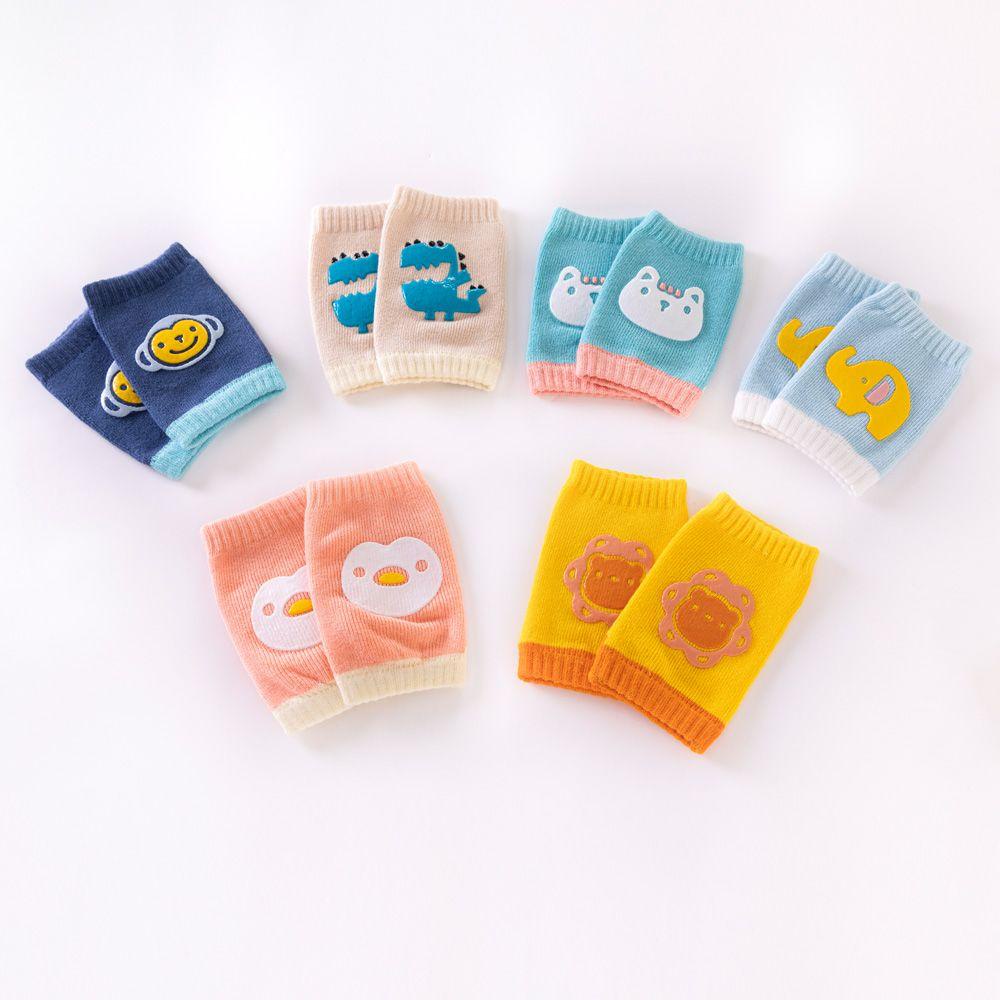 MIHAN1 1 Cặp Miếng Đệm Bảo Vệ Đầu Gối Chống Trượt Chất Liệu Cotton Cao Cấp Họa Tiết Hoạ