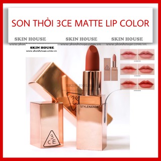 Sẵn - SON THỎI 3CE MATTE LIP COLOR - Skinhouse