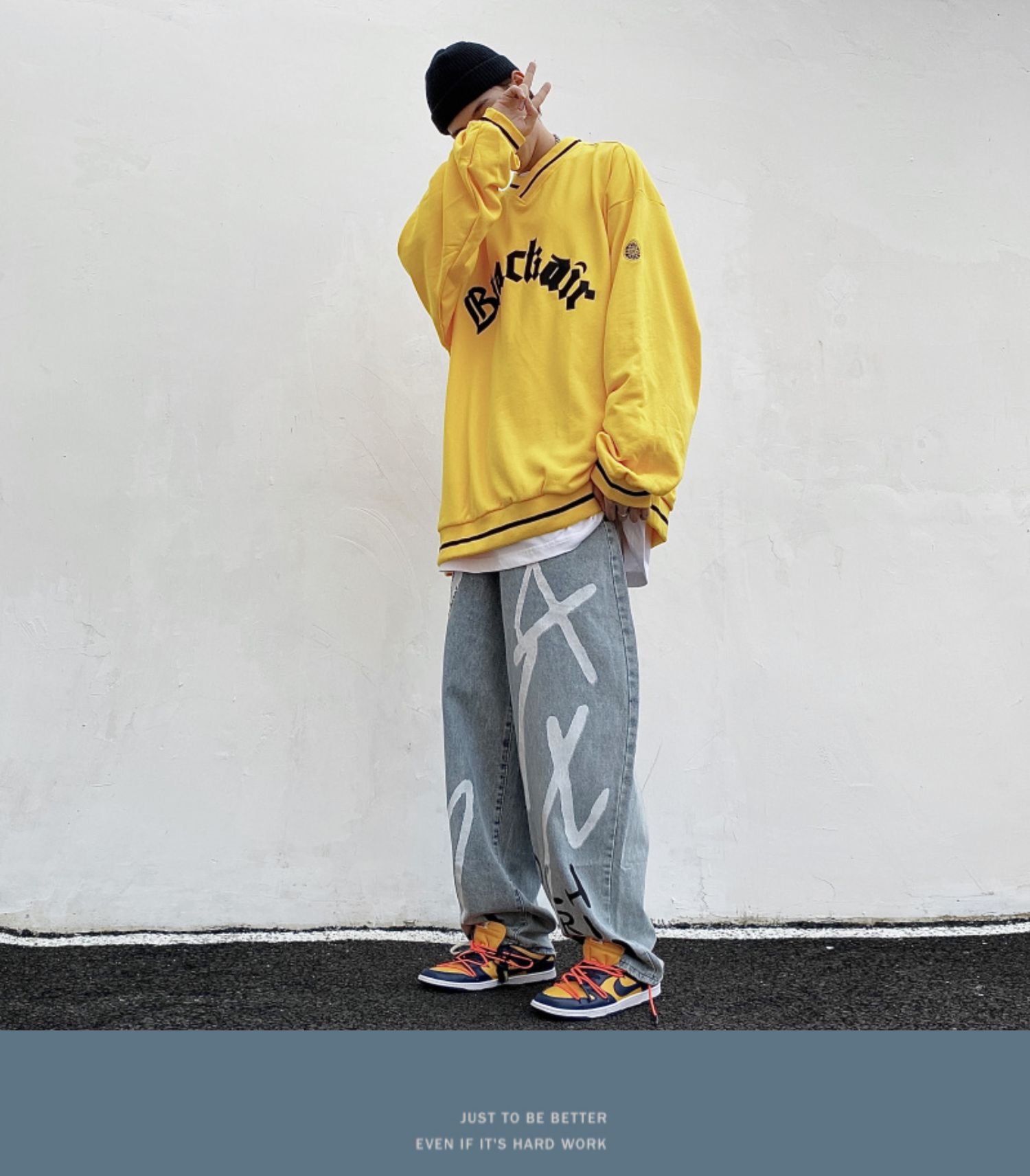 Áo Sweater Bóng Chày Cổ Chữ V Dáng Rộng Thêu Chữ Phong Cách Retro Mỹ | BigBuy360 - bigbuy360.vn