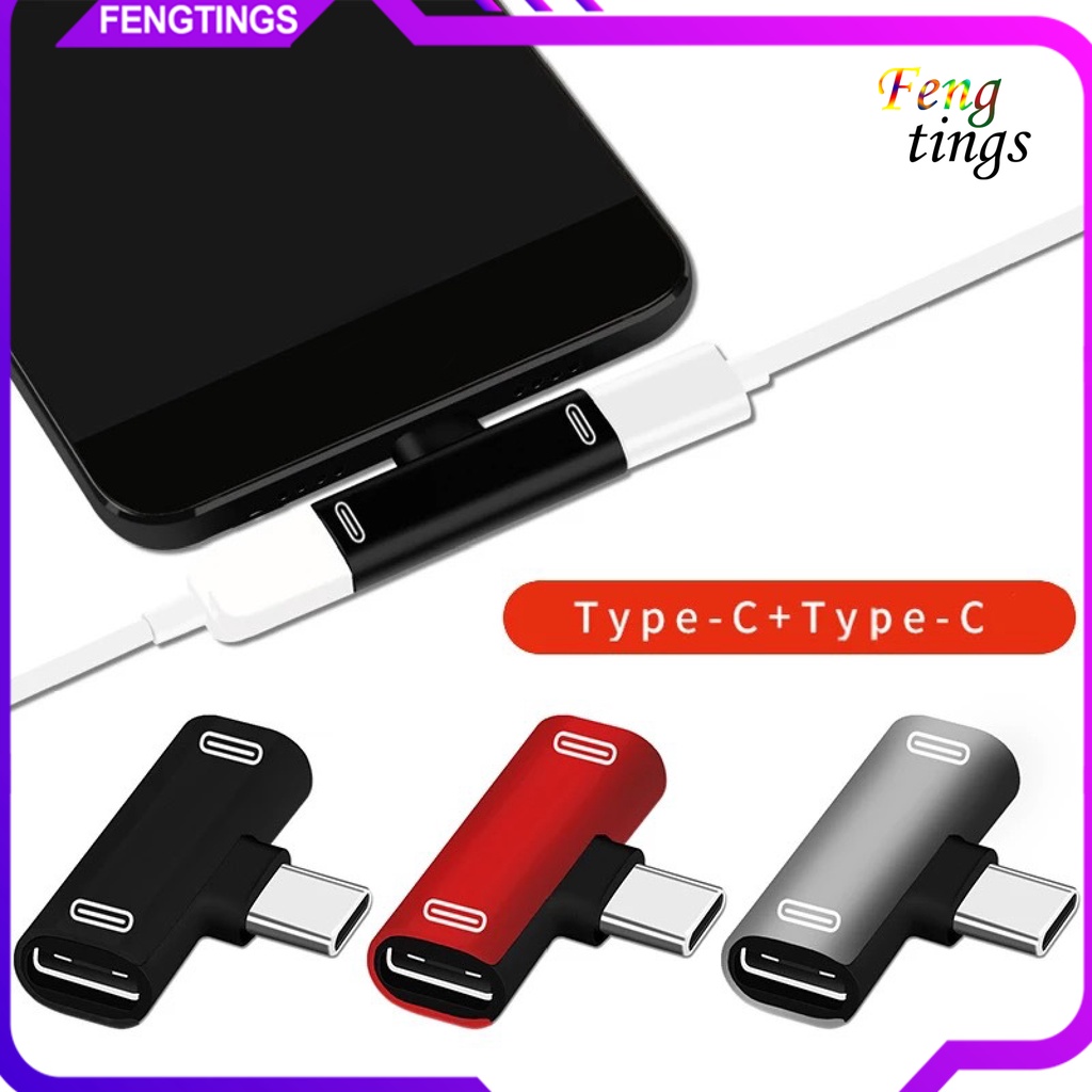 Đầu Chuyển Đổi Usb Type C Sang Hai Cổng Type C Bằng Hợp Kim Đa Năng
