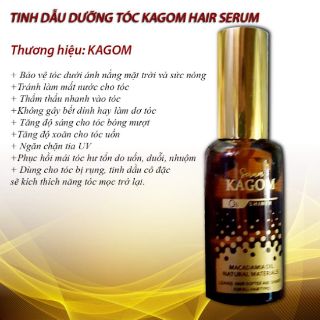 TINH DẪU DƯỠNG TÓC KAGOM B