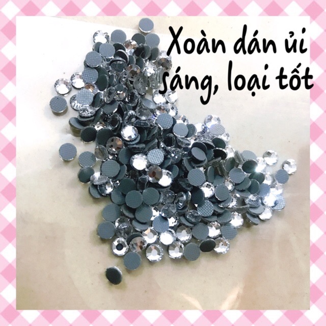 Hột xoàn đính ủi quần áo phụ kiện