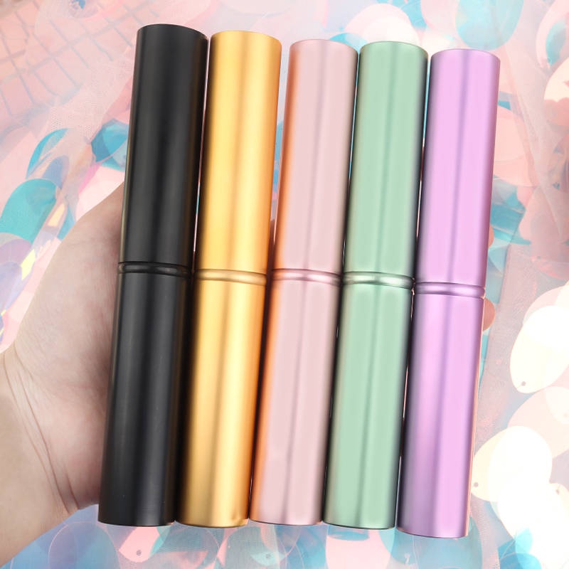 5 Bàn chải trang điểm Bàn chải phấn mắt Bộ bàn chải maxi Tube Nhôm cầm tay đầy đủ các công cụ trang điểm không mất tó | BigBuy360 - bigbuy360.vn