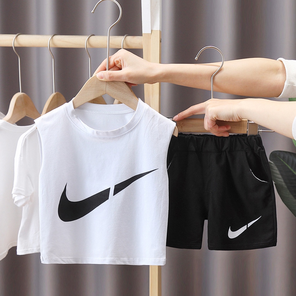 Bộ Áo Sát Nách + Quần Short Thời Trang Mùa Hè Cho Bé Trai GYLTZ187