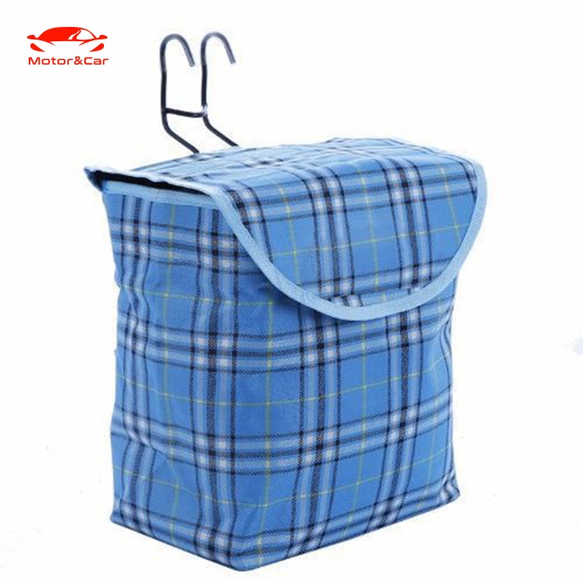 Giỏ Xe Đạp Bằng Vải Bạt Dày Chống Nước Có Nắp Đậy Kích Thước 28cmx26cmx16cm