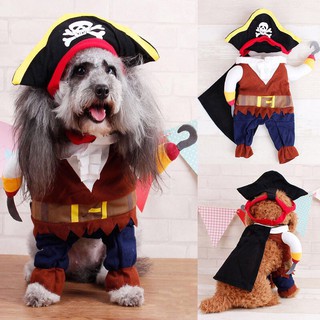 BỘ ÁO COSPLAY CƯỚP BIỂN VÀ CẢNH SÁT TRƯỞNG DÀNH CHO CHÓ MÈO