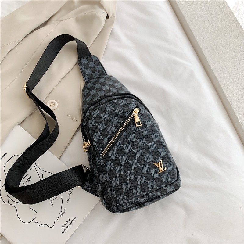 Túi Đeo Chéo Trước Ngực Màu Nâu Thời Trang Nam Nữ Trẻ Trung Lv6689 | BigBuy360 - bigbuy360.vn