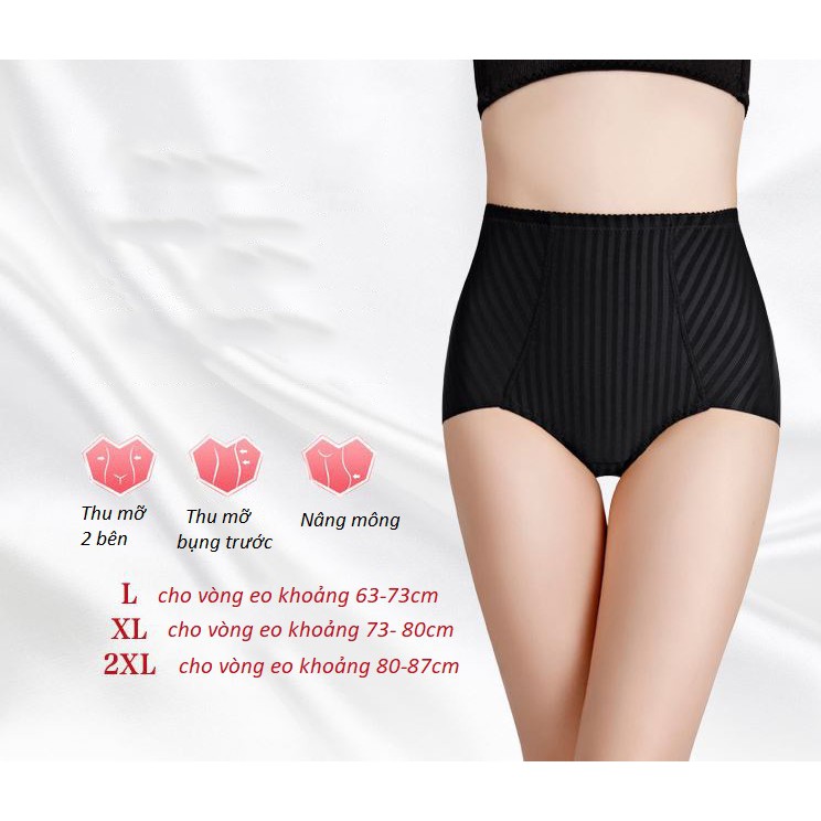 Quần Lót Cạp Cao Chất Lạnh Không Lộ Viền P365